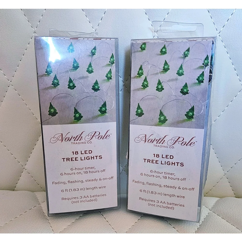 North Pole Trading Co. Green LED Tree Lights
